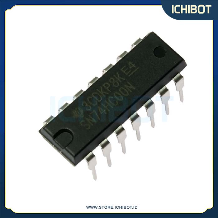 50pcs SN74HC00N 74HC00N IC Quad 2-Input NAND Gate 14-DIP 