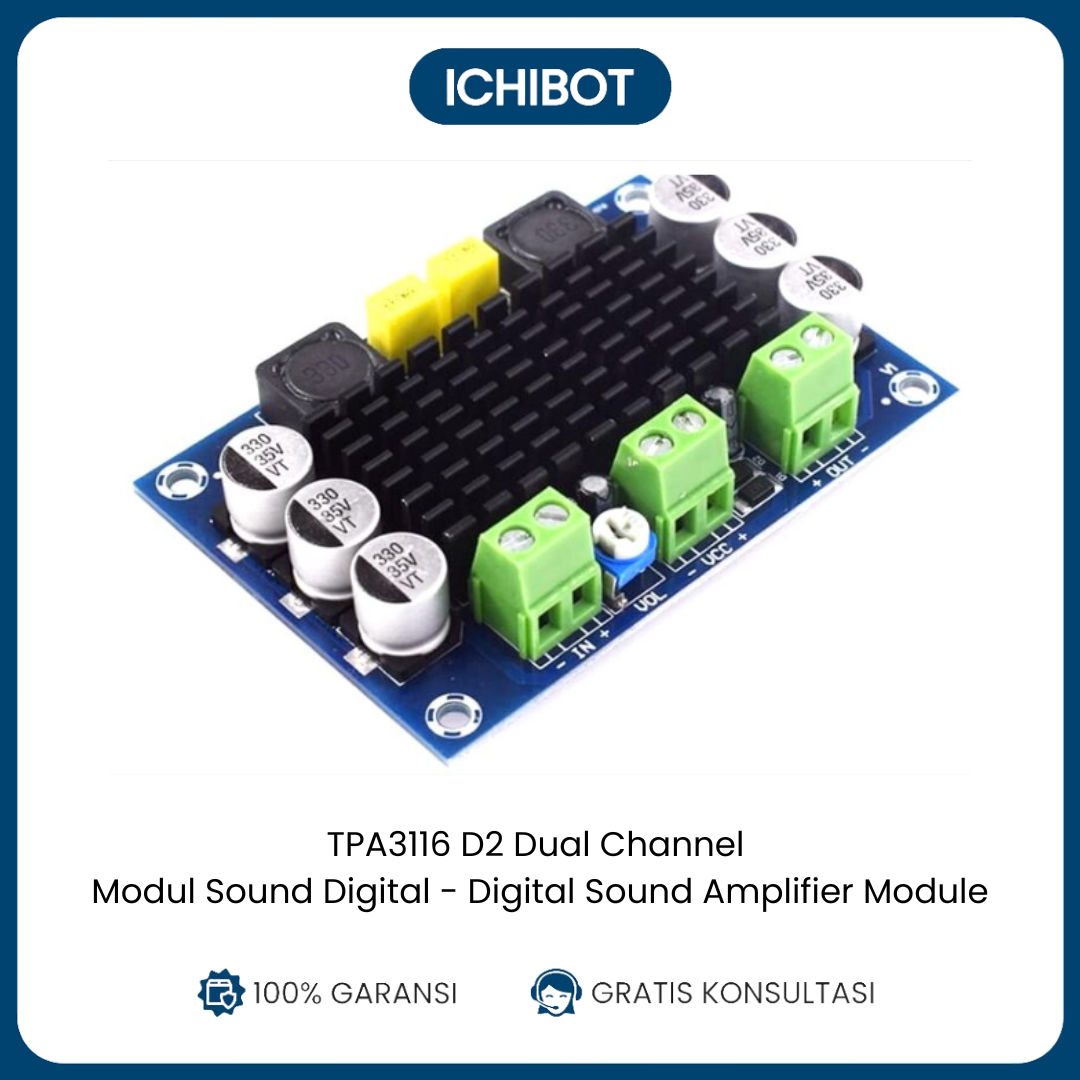 TPA3116 D2 single Channel - Digital Sound Amplifier Module - 1x120W