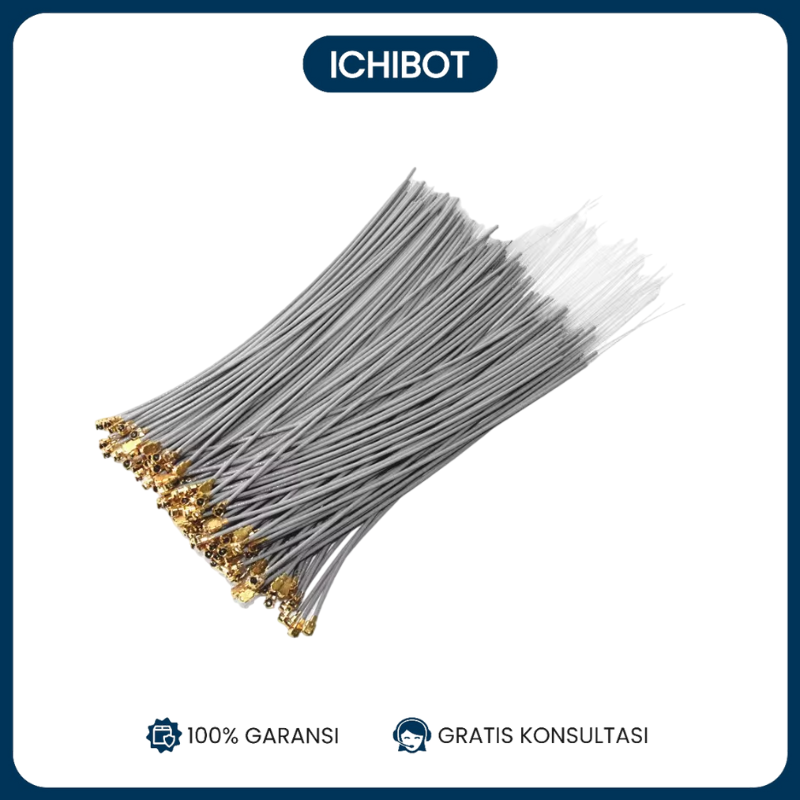 2.4G WiFi Receiver Antenna - Antena Bluetooth Remote Control Built-In untuk Model Pesawat - Silver-Plated Wire, IPX Gold-Plated Head - Ideal untuk Proyek RC, Drone, dan Komunikasi Wireless - Antena Berkualitas Tinggi