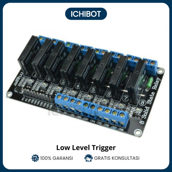 Modul Solid State Relay SSR 8Ch 8 Channel - Aktif Low