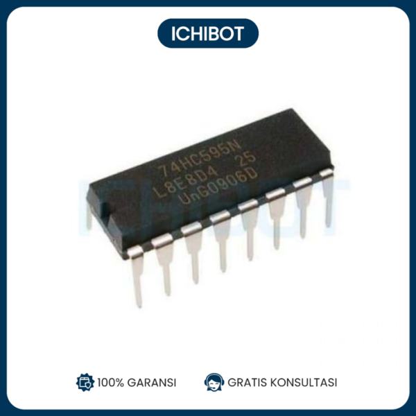 74HC595 74595 DIP-16 8-Bit Serial Shift Register IC