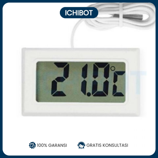 Thermometer Waterproof Refresh Time 2s (Putih)