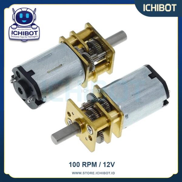 N20 Motor DC Geared Gearbox Kecil GA12 For Ichiduino Basic+