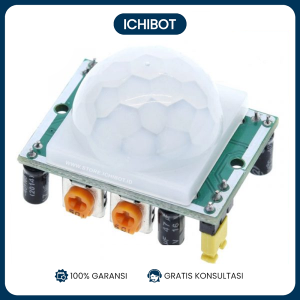 Sensor PIR HC-SR501 Infrared Motion Detector Passive Gerak 3-5V