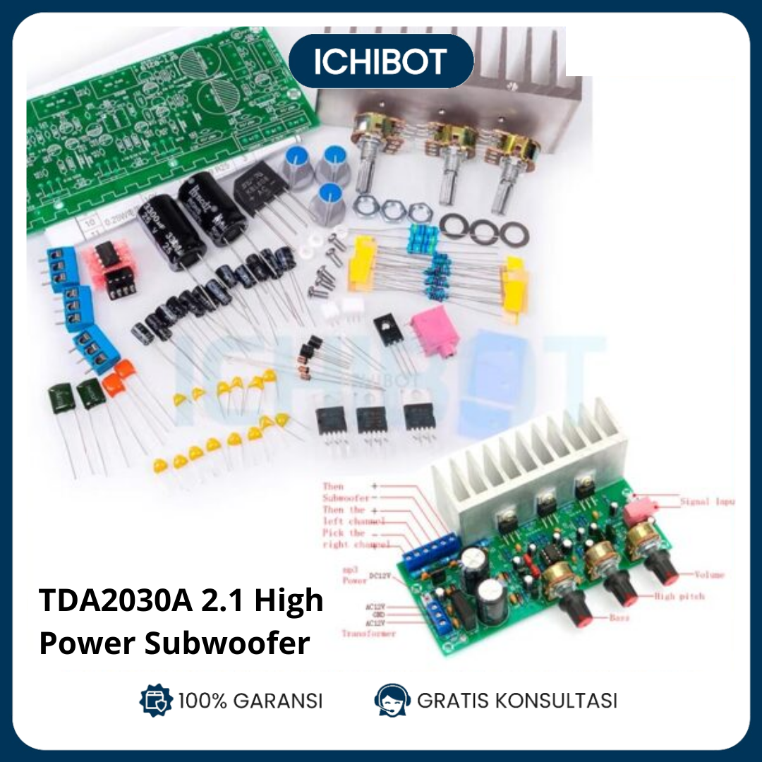 Kit Solder TDA2030A 2.1 High Power Subwoofer Audio Power Amplifier