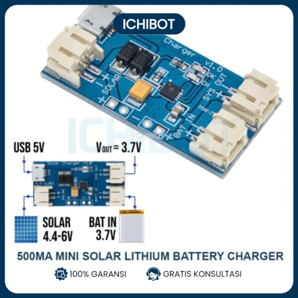 500mA Mini Solar Lithium Battery Charger Charging Board