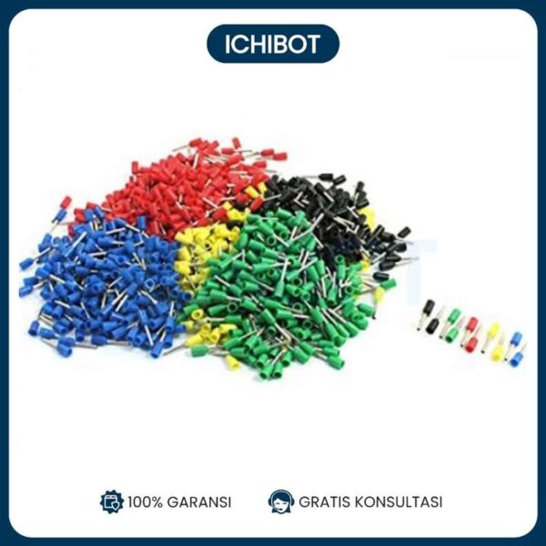 (10pcs) Skun Kabel Ferrules 0.5 mm 0508 Kuning