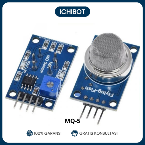 Sensor Gas MQ-5 LPG Natural Gas City Gas Detector Arduino