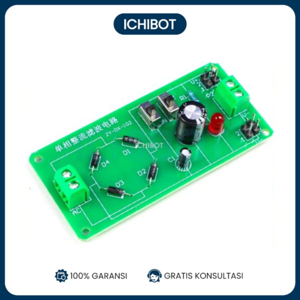 Single Phase Rectifier Filter Kit DIY PCB Penyearah Solder