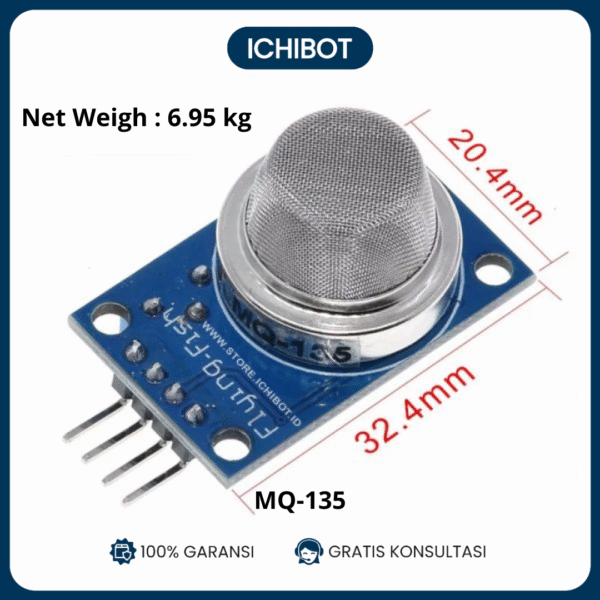 Sensor MQ-135 Air Quality Detection Sensor Kualitas Udara - Image 2