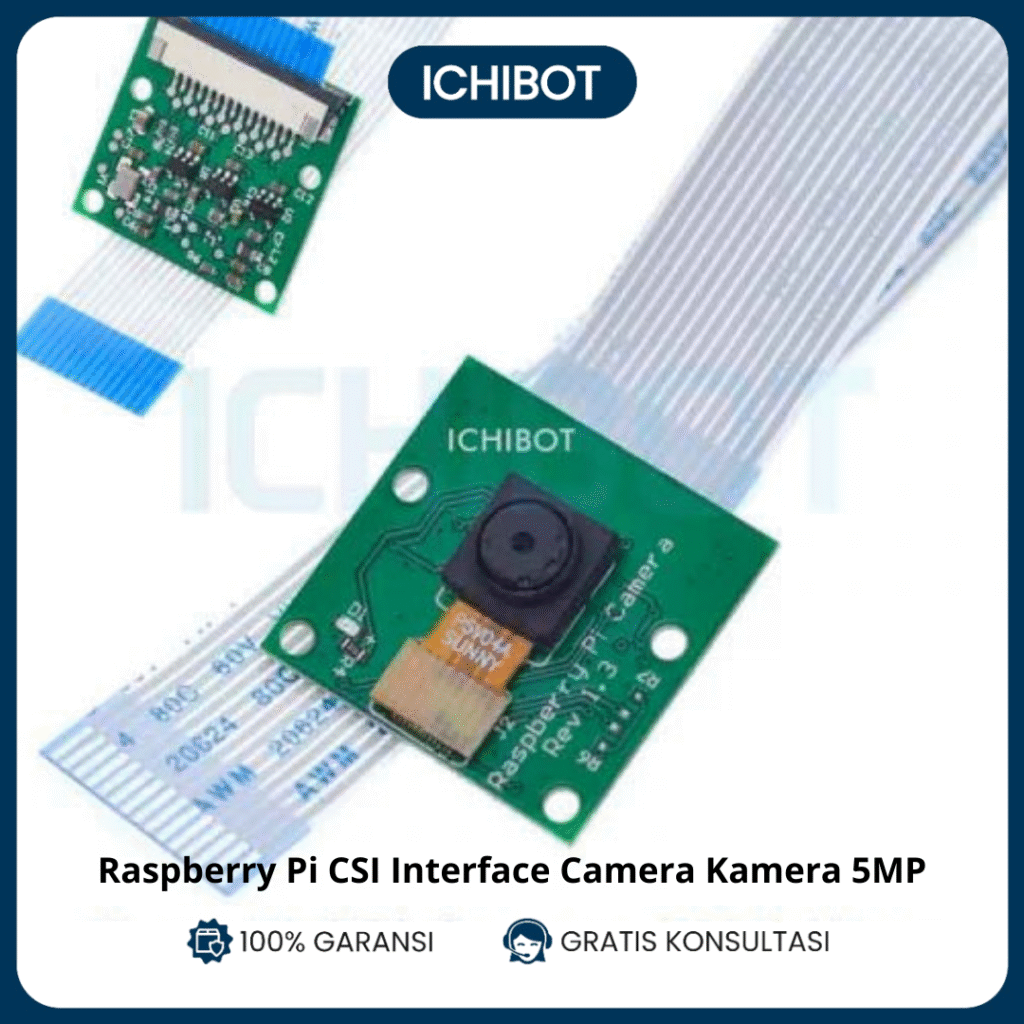 Interface Kamera Raspberry Pi CSI Interface Camera Kamera 5MP 15cm Flexible Cable ...