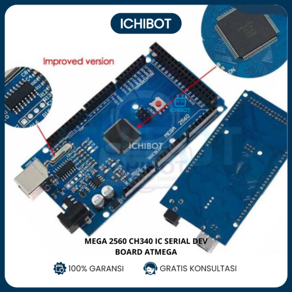 Arduino Mega 2560 ATmega2560 CH340 Serial Board Mikrokontroler