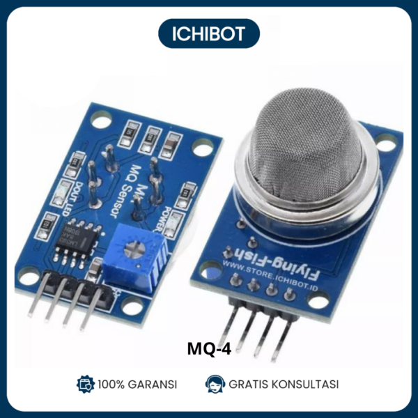 Sensor Gas MQ-4 Methane CH4 Natural Gas Methana Arduino
