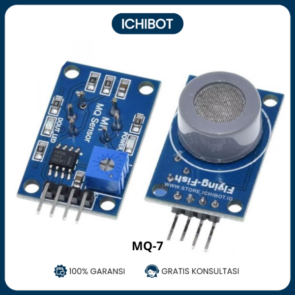 Sensor Gas MQ-7 CO Carbon Monoxide Karbon Monoksida Arduino