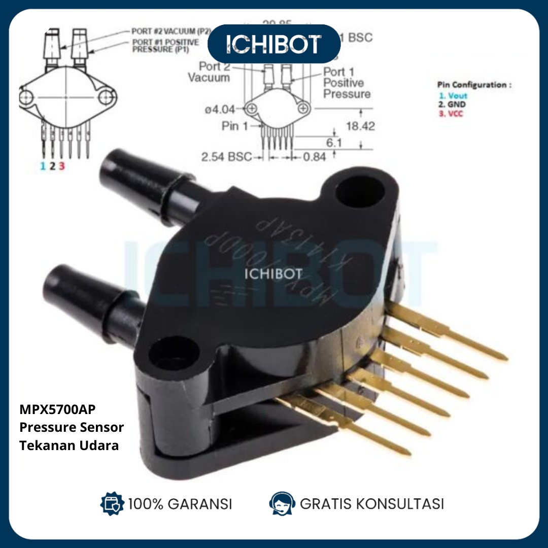 MPX5700AP Pressure Sensor Tekanan Udara MPX5700 MPX 5700