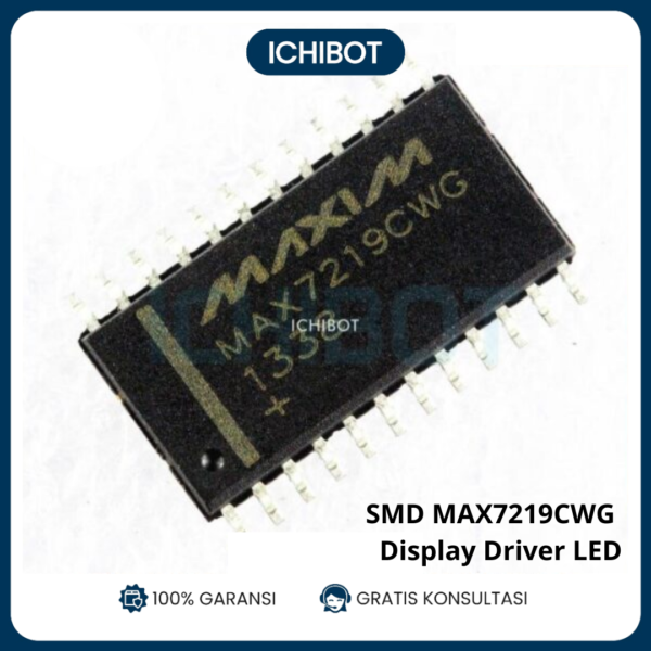 SMD MAX7219CWG Display Driver LED MAX7219 SOP-24 MAX 7219