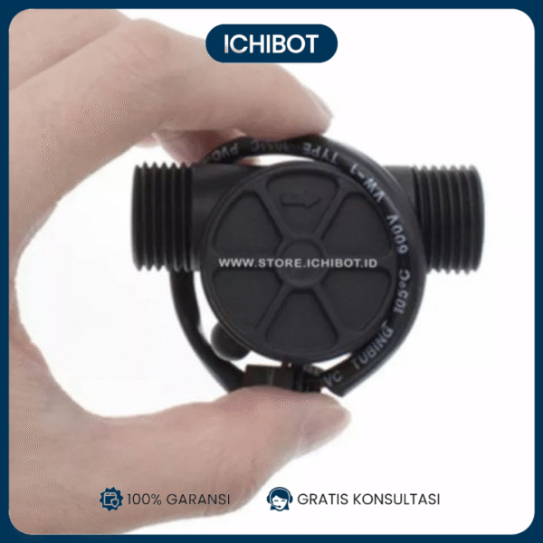Water Flow Sensor Ukuran G1/2 inchi Hall Water Flow Meter - Image 2