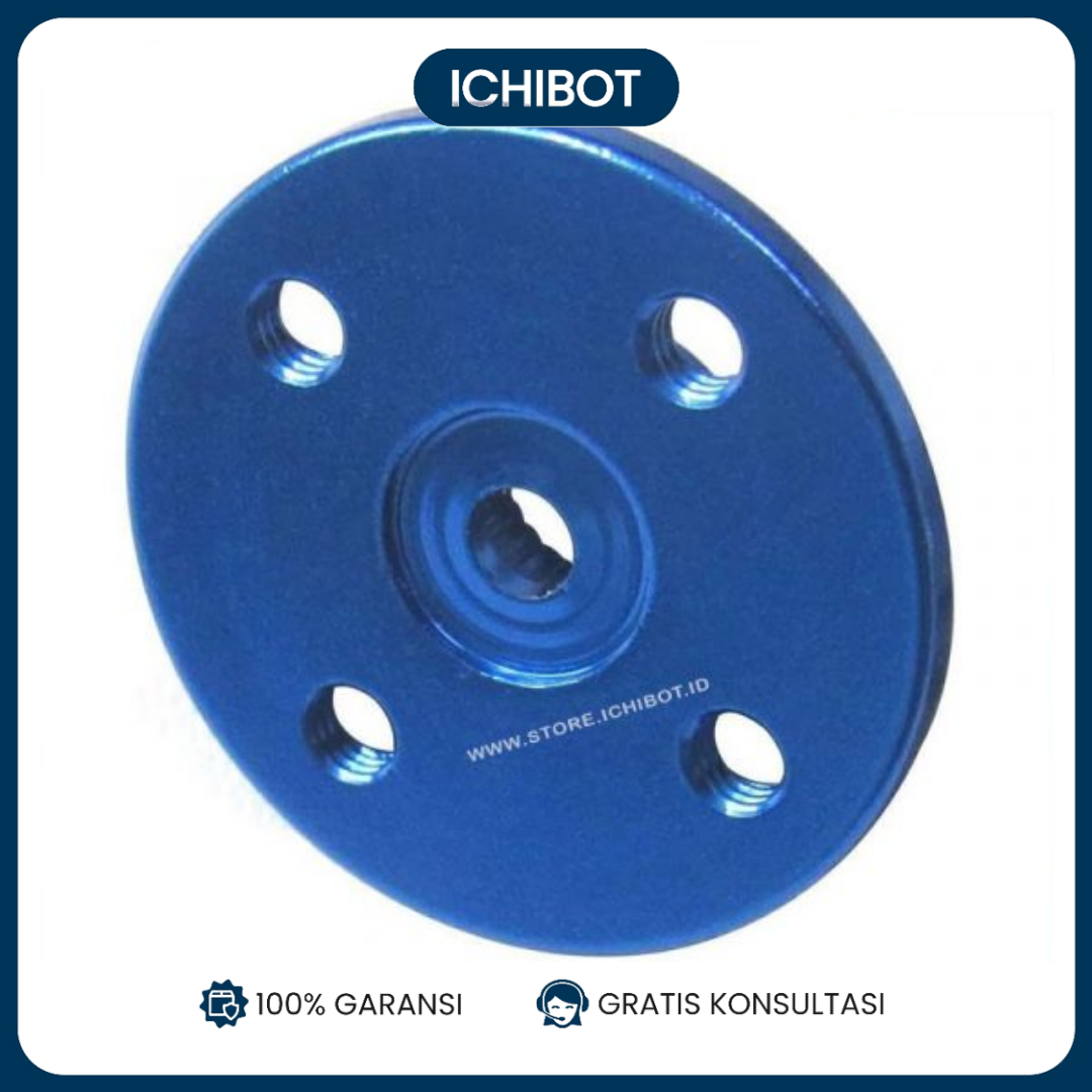 25T Standard Steering Gear Servo Horn - Biru - Image 3