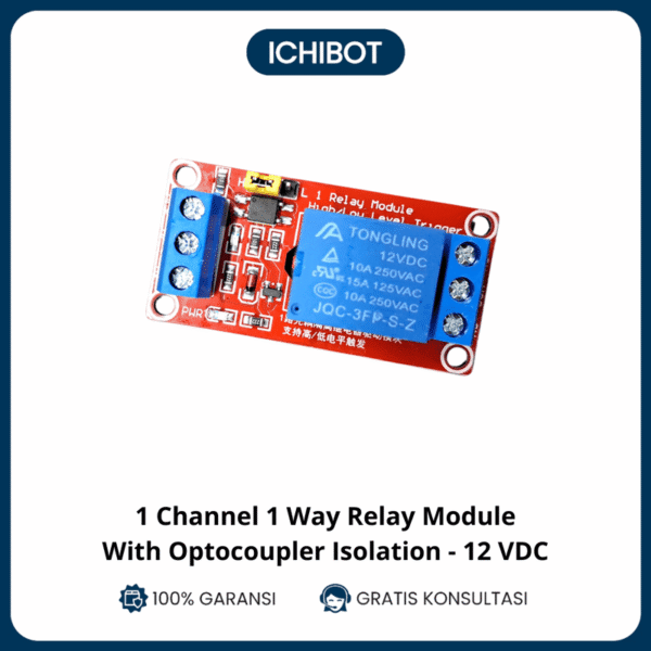 1 Channel 1 Ch 1-way relay module 12V With Optocoupler Isolation Support High and Low Level trigger relay expansion board - 12V