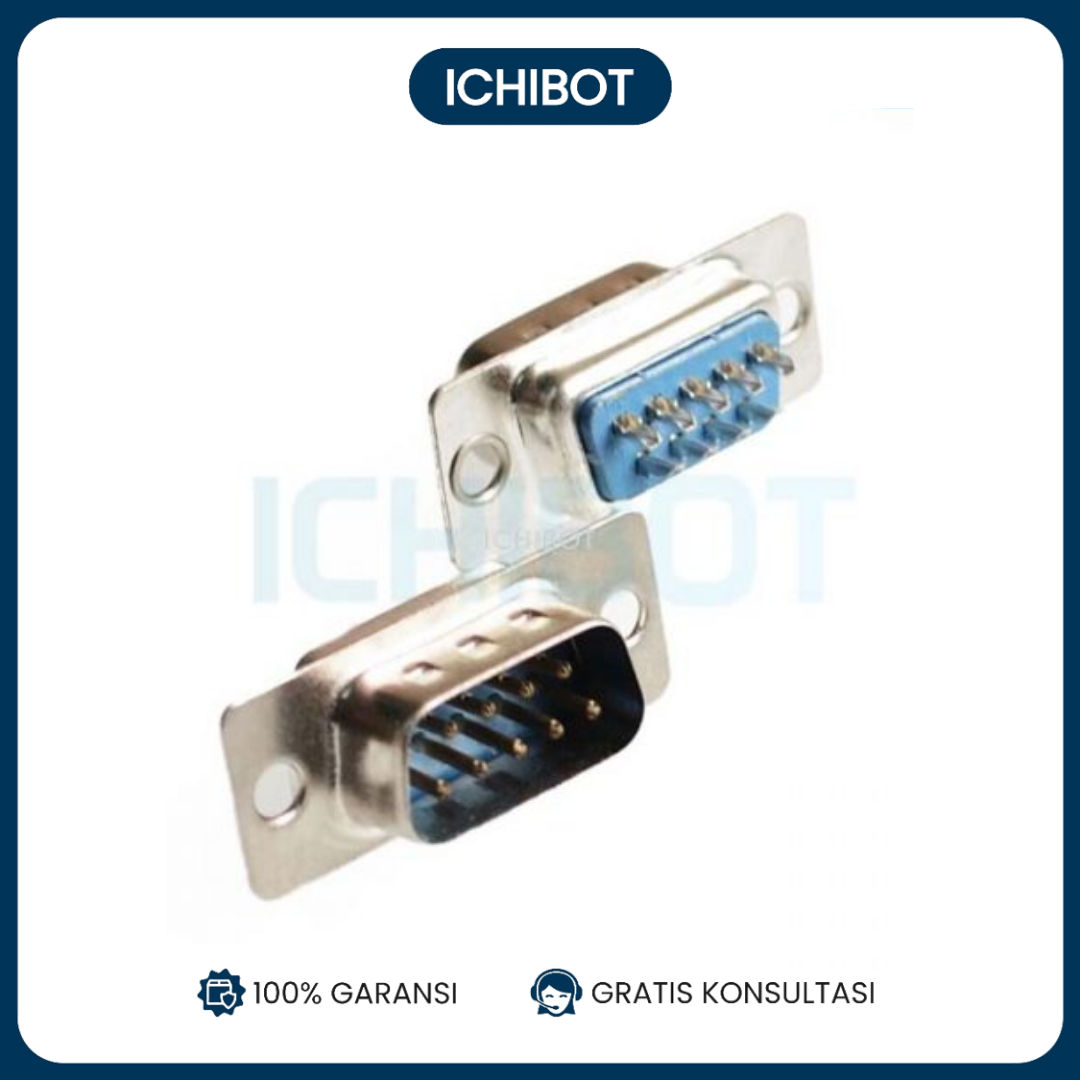 RS232 DB9 9 Pin Male Port DIP Mount VGA Socket Jack Connector