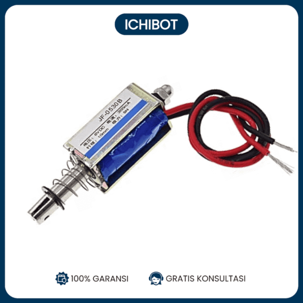 JF-05308 Push Pull Solenoid Elektromagnetik DC 12V Trough Type Actuator