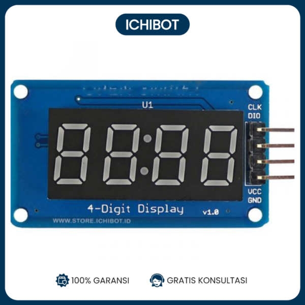 TM1637 Seven Segment 4 Digit Modul