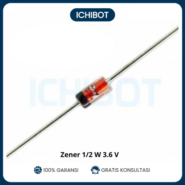 (10pcs) Dioda Zener 3v6 1/2 W Diode 3.6v