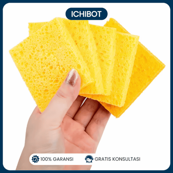 Special High Temperature Sponge for Soldering Iron - Spons Pembersih Solder - Large 6x6cm