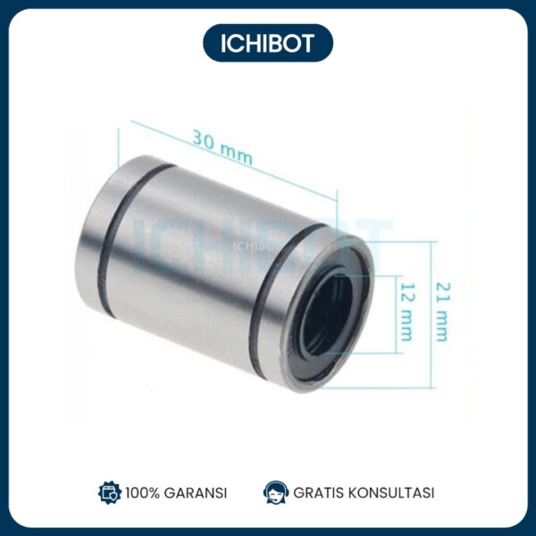 LM12UU 12x21x30 Linear Bearing 12*21*30 Bushing Laher 12mm 21mm 30mm