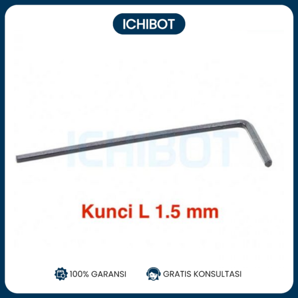 Kunci L Hexagon Flat Key L 1.5 mm