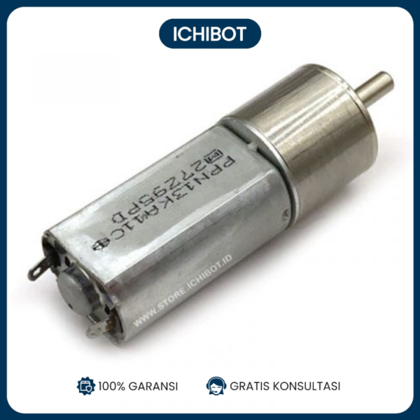 Motor DC Geared 16mm Non Encoder 1200 rpm