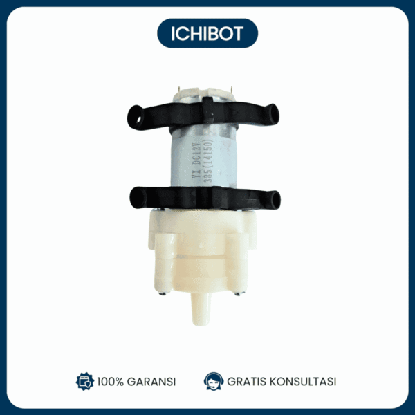 R385 Micro Small Water Pump - Pompa Air Kecil - Pompa Kolam Ikan - Black Silicone Bracket