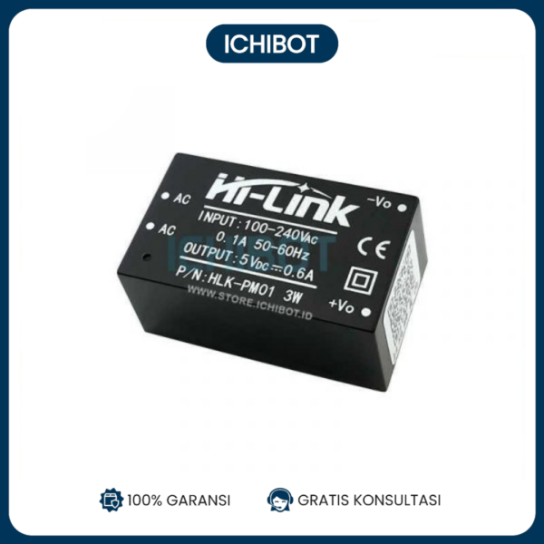 HLK-PM01 220V to 5V 600mA AC-DC Isolated Switching Power Supply