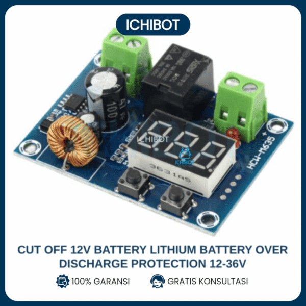 Cut Off 12V Battery LithiumOver Discharge Protection 12-36V XH-M609