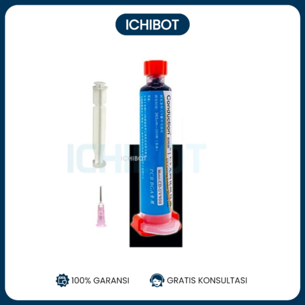 HITAM 10cc UV Curing Mask Masking PCB Proteksi Pelapis Paint