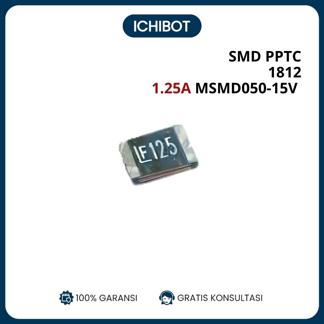 SMD 1812 1.25 A Self Recovery Fuse PPTC MSMD050 15V 200mA RFuse Resettable