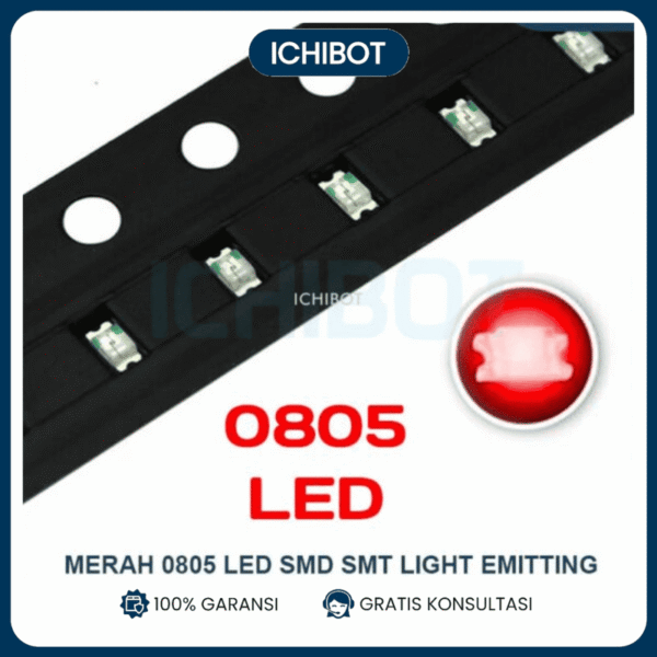 (10pcs) Merah 0805 LED SMD SMT Light Emitting Diode Red