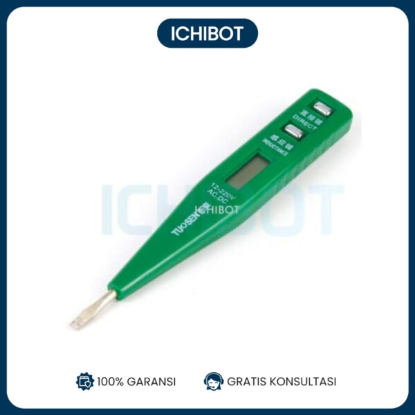 Test Pen Tegangan Tester Listrik Digital Flat Head Screwdriver Obeng