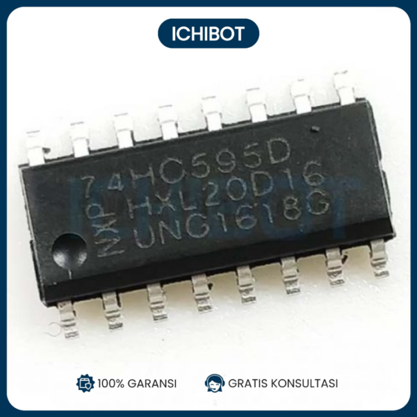 74HC595 SMD 8-Bit Serial to Parallel Shift Register IC SOP-16