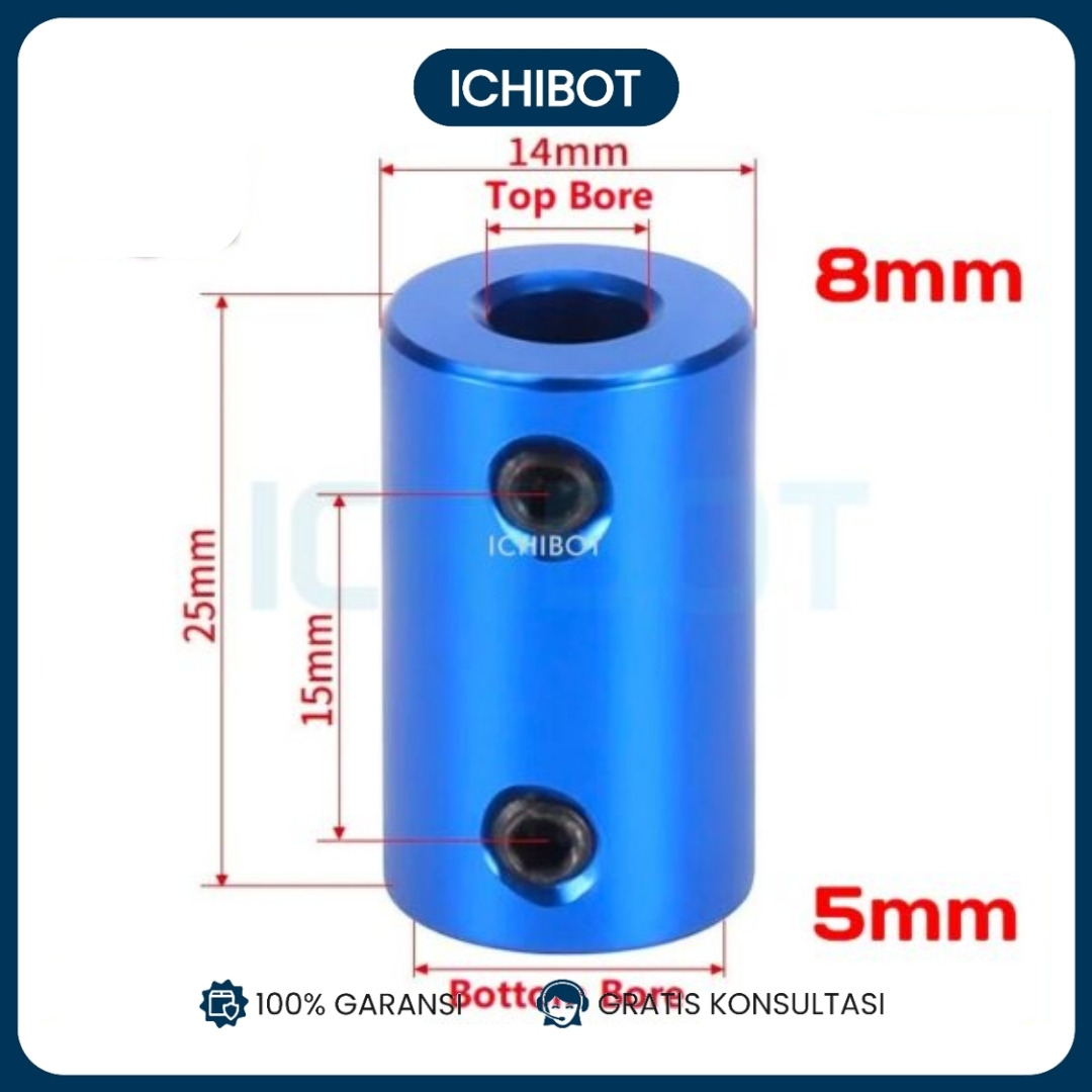 5-8 Coupling 5mm to 8mm 3D Printer Stepper CNC Shaft