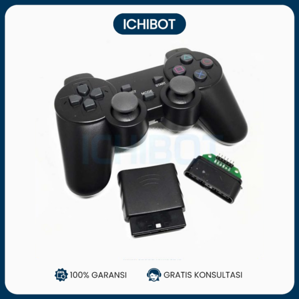 PS2 Remote Control 2.4G Wireless Transmitter Receiver and Socket