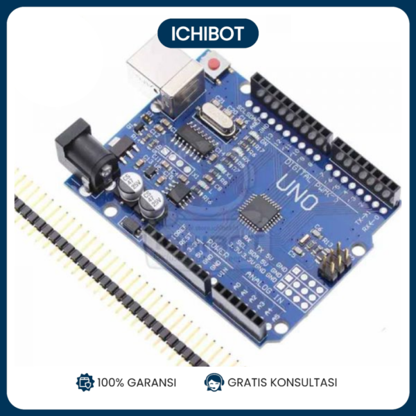 Arduino UNO R3 ATmega328P SMD CH340 USB-B Socket Development