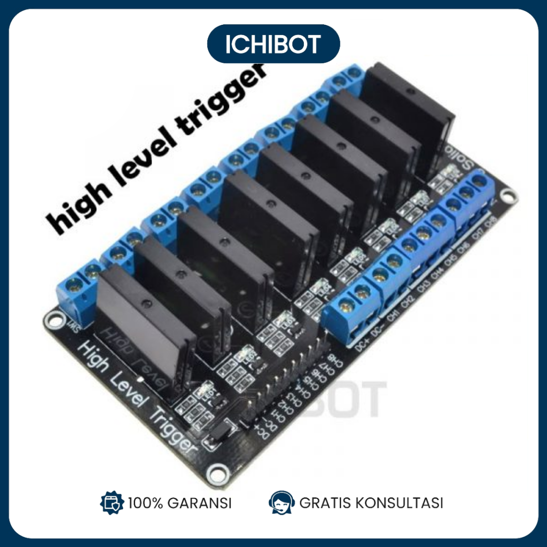 Modul Solid State Relay SSR Aktif High 8Ch 8 Channel