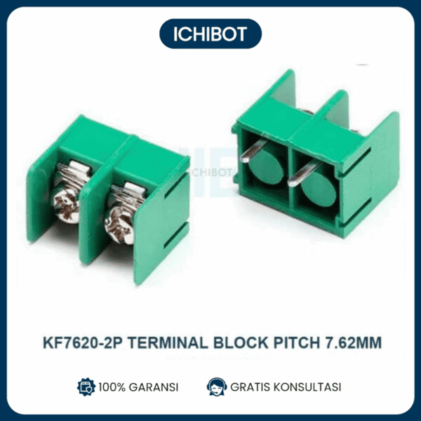 KF7620-2P Terminal Block 2P Pitch 7.62 Konektor Connector PCB KF7620