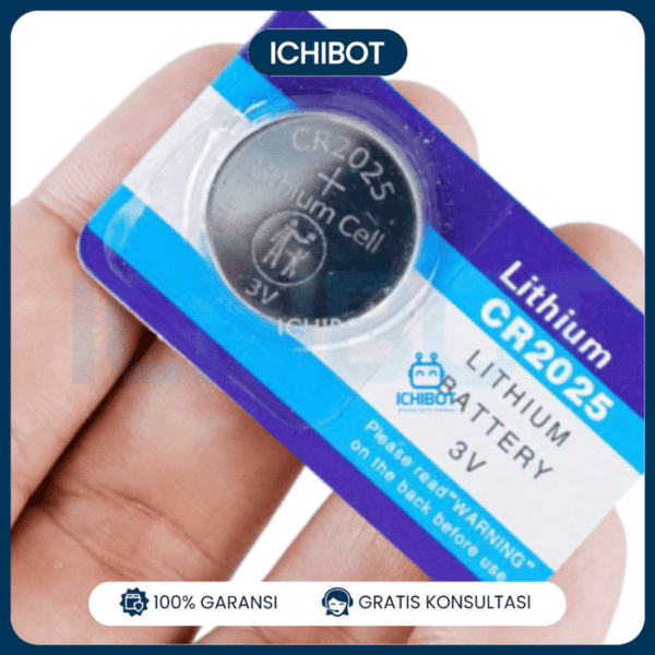 CR2025 Voltage 3V Diameter 20mm Baterai Battery Jam CR 2025