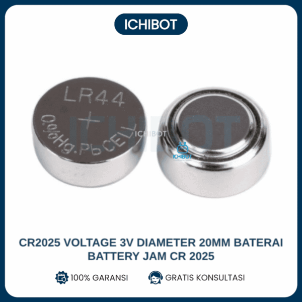 LR44 AG13 A76 357A Battery Baterai Jam Kancing Button Cell