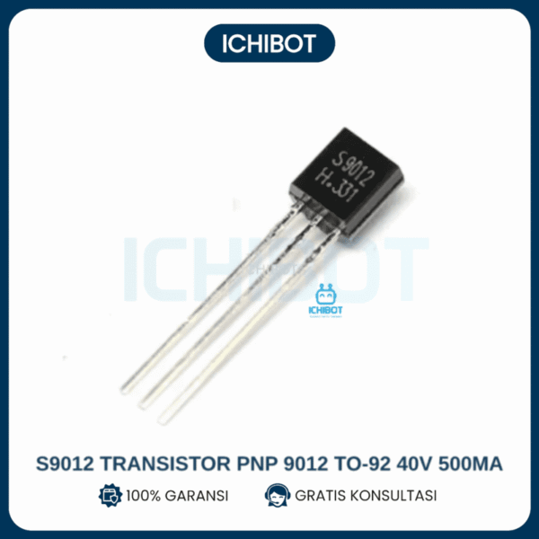 (10pcs) S9012 Transistor PNP 9012 TO-92 40V 500mA
