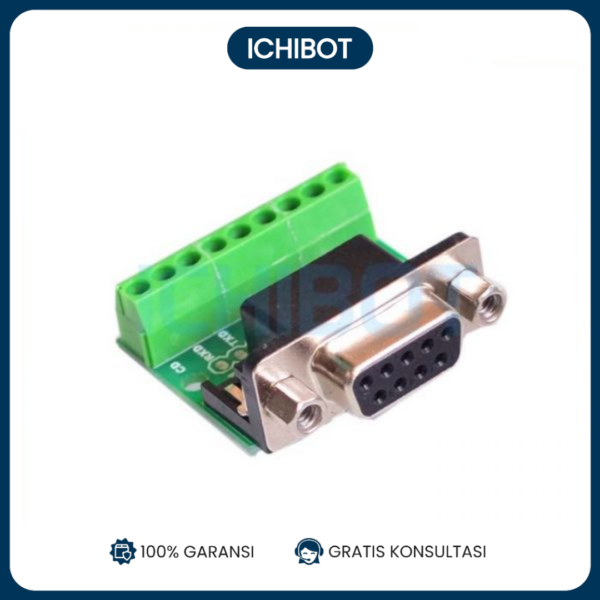 DB9 Male Head Adapter Screw Terminal 9 Pin 9P RS232 RS485 Converter