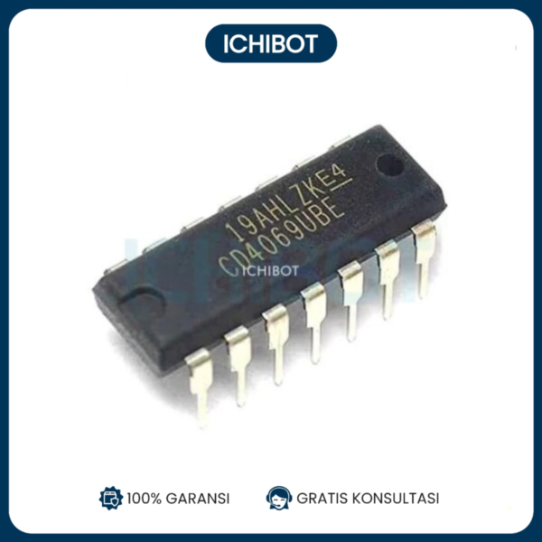CD4069 CMOS Hex Inverter DIP 14 CD4069BE CD 4069