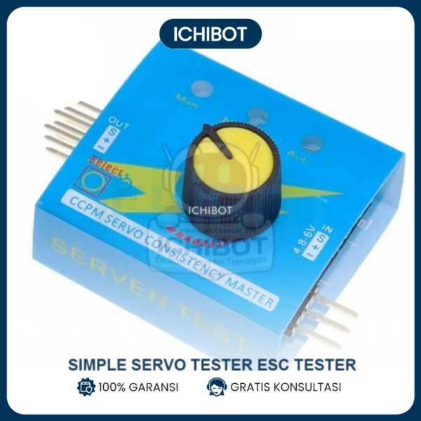 Servo Tester Simple ESC Tester 3-Channel Servo PWM Signal Test